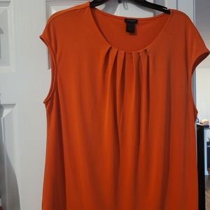 Ann Taylor XL Orange Blouse